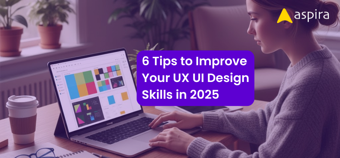 A flat 2D digital illustration representing UX/UI design concepts, featuring a computer monitor displaying a website layout, surrounded by wireframe cards, a smartphone mockup, and a light bulb symbolizing creativity and ideas in user interface design.A flat 2D digital illustration representing UX/UI design concepts, featuring a computer monitor displaying a website layout, surrounded by wireframe cards, a smartphone mockup, and a light bulb symbolizing creativity and ideas in user interface design.