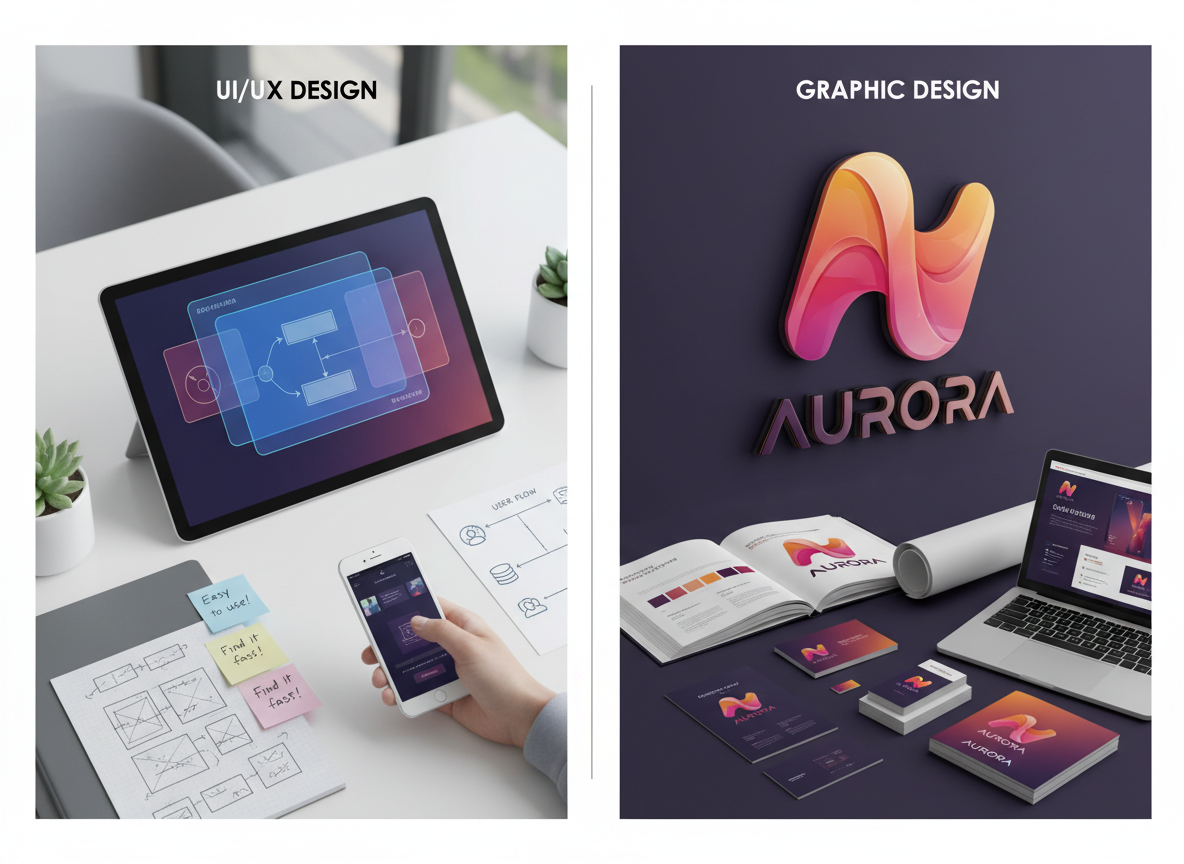 UI/UX Designer vs Graphic Designer