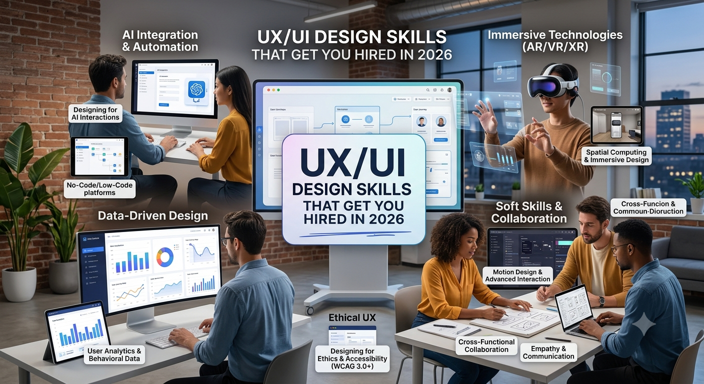 UX UI Design student practising user research, prototyping, UI design, and portfolio development.